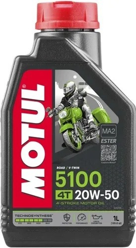 Aceite Para Motor Motul 5100 Semi-sintético 20w-50 Intermeda