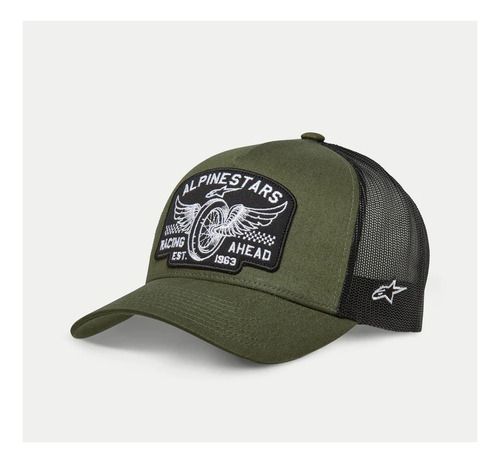 Jockey Alpinestars Heritage Patch Trucker Verde/negro 2024 