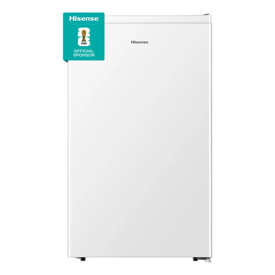Hisense RR33D6AWX1- Frigobar,Zona de Enfriamiento,Estantes de Vidrio,Puerta reversible,Estantes Extra Grandes,48x45x84cm(AnchoxLargoxAlto),Blanco | Meses sin interés