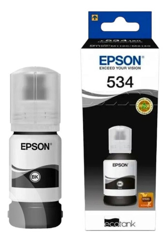  Epson 534 Botella De Tinta Negra T534120 M1120 M2170 M3170 