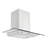 Exaustor Depurador De Cozinha Tramontina New Vetro Flex Aço Inoxidável E Vidro De Parede 750mm X 60mm X 500mm Prateado 127v