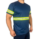Camiseta Faixa Refletiva Uniforme Construção Rodovia Obra