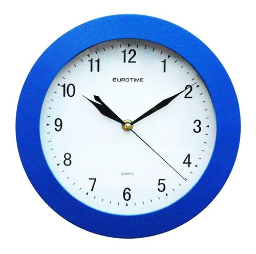 Reloj De Pared Eurotime Azul 996/1800 Original Casiocentro