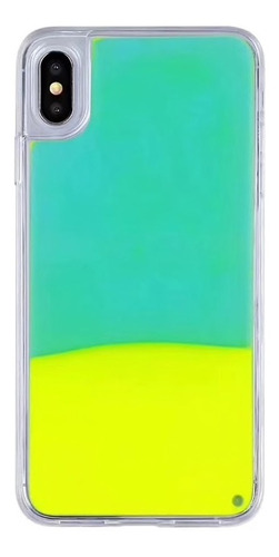 Funda Para iPhone Samsung Neón Fluorescente Oscuridad + Mica