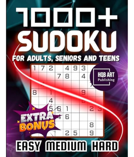 1000+ Sudoku Puzzles For Adults: Easy To Hard