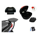 Suporte De Baú Super. + Baú 45l Givi E Encosto Nmax 160 2022