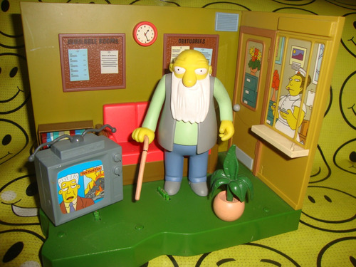 Simpsons Jasper Asilo Set Figura Playmates De Coleccion