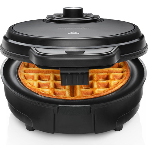 Maquina Para Hacer Waffles Chefman Mas Tasa/black