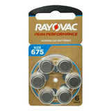 Pilas Auditivas Tamaño 675 Rayovac Peak Performance