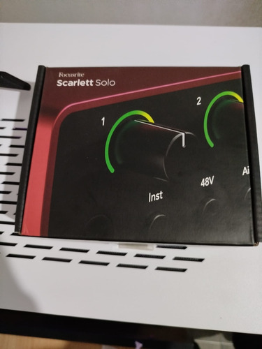 Focusrite Scarlett Solo 4ta Gen  Interfaz De Audio Usb-c 