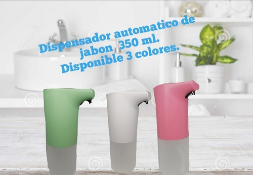 Dispensador De Jabon Automatico Tres Colores