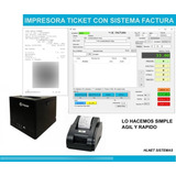 Impresora Termica + Programa Control Stock + Lector Barras 