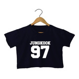 Camiseta Crop Top Jungkook Bts 