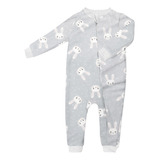 Mameluco Pijama Termica De Microfibra Polar Para Bebe Bunny