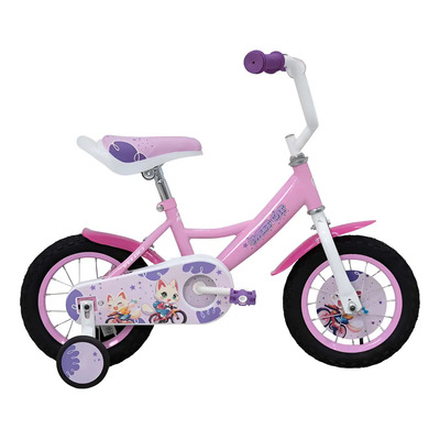 Bicicleta Veloci Sweet Cat Rodada 12 Rosa Infantil S Rosa | Meses sin interés