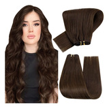 Extensiones Cabello Real 1pz Marrón 16in 80gr