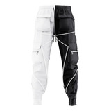 Pantalones Cargo Reflectantes Para Hombre New Joggers R