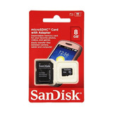 4 Tarjeta De Memoria Flash De 8 Gb Clase Sandisk Mobile Micr