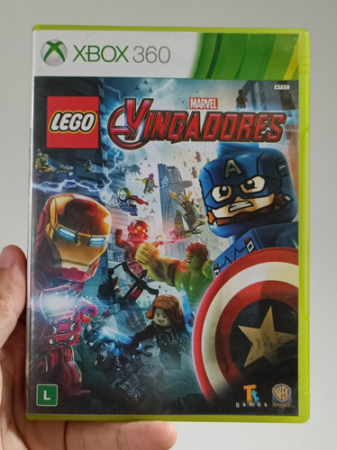 Lego Marvel Vingadores Original Mídia Física Xbox 360