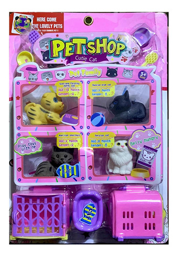 Set De Juguete Veterinaria Infantil Primera Mascota Pet Shop