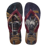 Chinelo Havaianas League Of Legends Dourado