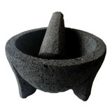 Molcajete Artesanal Piedra Volcánica. No.7, 8, 9 Pulgadas