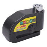 Candado Freno De Disco Con Alarma Para Moto O Bicicleta Inox