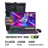 Rog Strix Ryzen 7 16gb De Ram 512gb Ssd 144hz Rtx3050