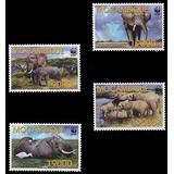 Fauna - Wwf - Elefante Africano - Mozambique - Serie Mint