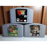 Lote 3 Carcaça De Jogo Nintendo 64.