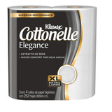 Papel Higiénico Kleenex Cottonelle Elegance 4 Rollos- 2 Pack