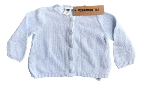 Sweater Old Navy Bebe Celeste Talle 0-3 Meses No Cheeky Mimo
