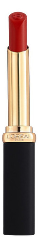 Labial Color Riche Intense Volume Matte L'oréal Paris Acabado Mate Color 346 Rouge Determination