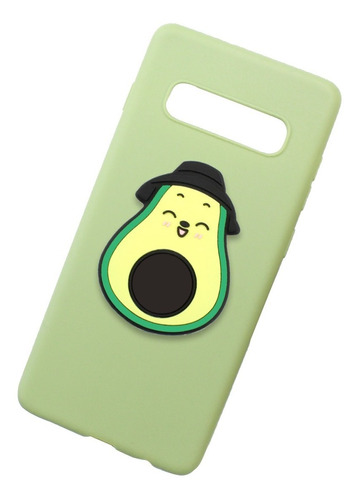 Funda Case Lisa Aguacate Avocado Sombrero Triche Para Galaxy