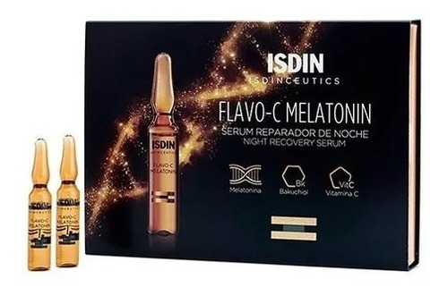 Isdinceutics Flavo-c Serum Reparador Noche 10 Ampollas