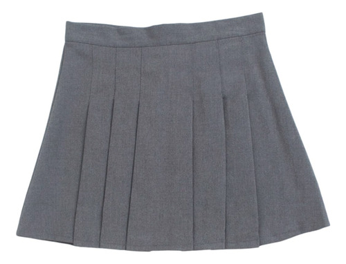 Falda De Colegio (gris Oscuro Y Azul Marino) Talla 44 - 50