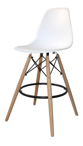 Set 2 Banqueta Taburete Eames Dsw Desayunador- Alto Impacto 