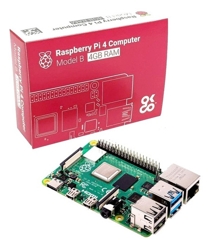 Raspberry Pi 4 Model B 4gb Ram Pi4 Processador Quad Core A72