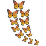 Decoración De Mariposas Monarca, 24 Piezas, Mariposas ...