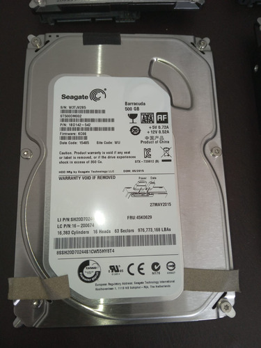 Disco Duro Hdd Sata 500 Gb 3.5 Para Pc Escritorio 7200 Rpm