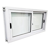 Ventanas Aluminio Blanco 120x90 Vidrio 4mm Reja Y Mosquitero