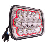 Faro Optica Led  7 PuLG Alta Baja Blanco Drl Colores 45w