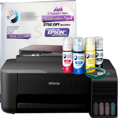 Impresora Epson Carta De Sublimacion + Consumibles Colormake