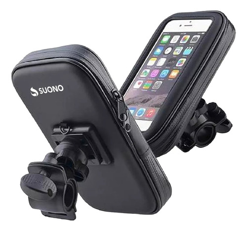 Soporte Celular Moto Bicicleta Touch Impermeable Lluvia  