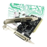 Placa Controladora Kanji Pci 2 Puertos Serie-1 Paralelo Cuot