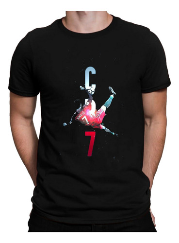 Camiseta Cr7 Cristiano Ronaldo Futebol Camisa Modelo Masc M1