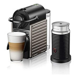 Nespresso Pixie Con Aeroccino De Breville- Titan