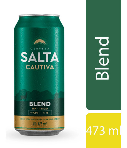 Cerveza Salta Cautiva Blanca Blend Ipa De 473ml 