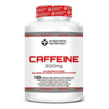 Cafeina 200mg 100caps | Scientiffic Nutritiom