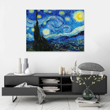 La Noche Estrellada Van Gogh En Cuadro Lienzo Canvas